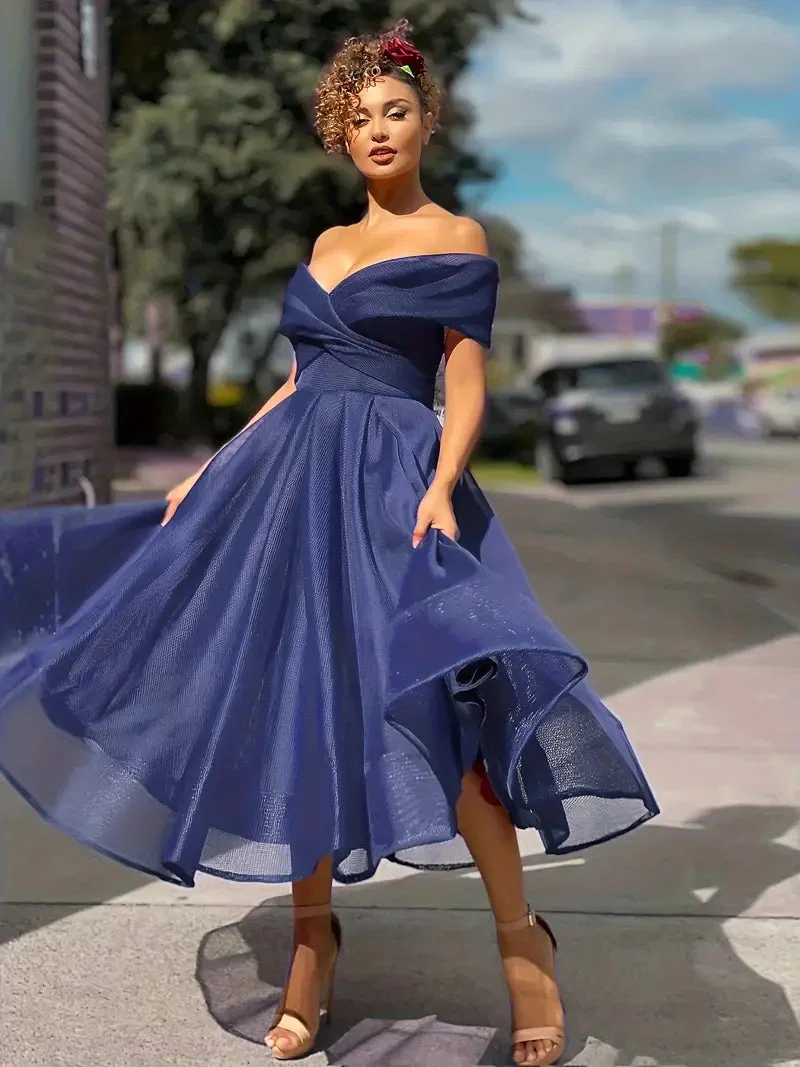 Anouk - Magnifique robe longue à épaules dénudées - Image 3