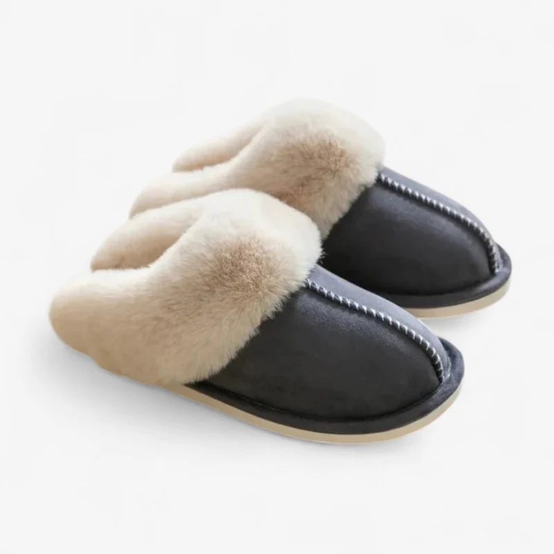 Esmee – Chaussons épais doublés de fourrure avec semelle plate - Image 4