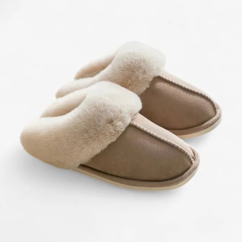 Esmee – Chaussons épais doublés de fourrure avec semelle plate - Image 5