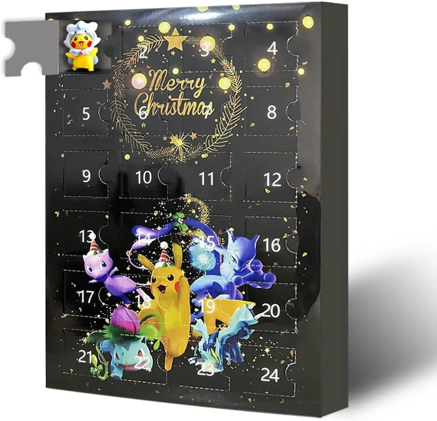 FestiveFinds – Compte à rebours de Noël Pokémon avec des figurines uniques - Image 3