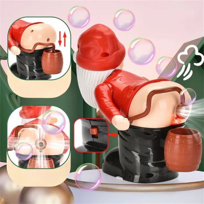 FunnySanta – Figure à bulles pour cadeaux gags et plaisir de noël - Image 4