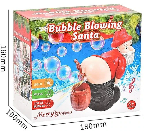 FunnySanta – Figure à bulles pour cadeaux gags et plaisir de noël - Image 7