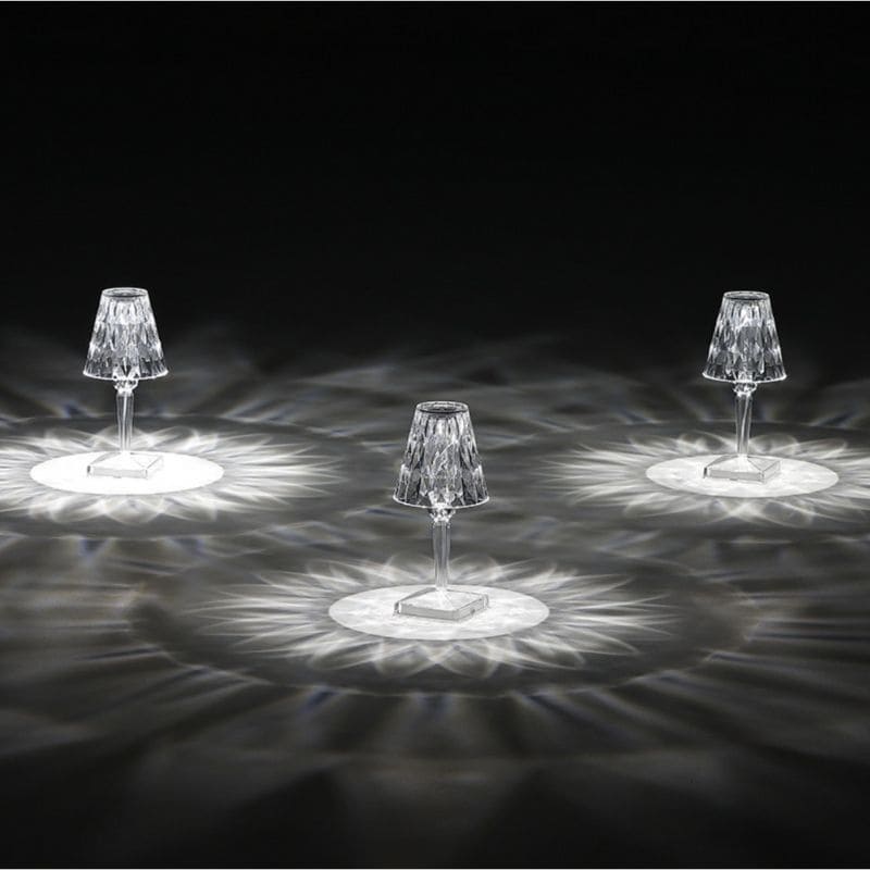 GlimmerLux - Lampe de table élégante en cristal avec variateur tactile - Image 5