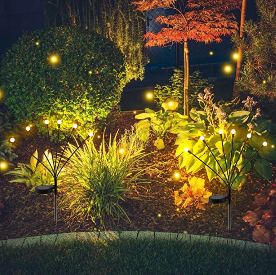 GlowFlare - Lumières de jardin solaires Firefly LED enchanteresses - Image 3