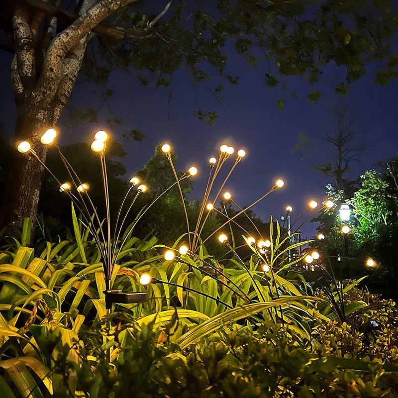GlowFlare - Lumières de jardin solaires Firefly LED enchanteresses - Image 4