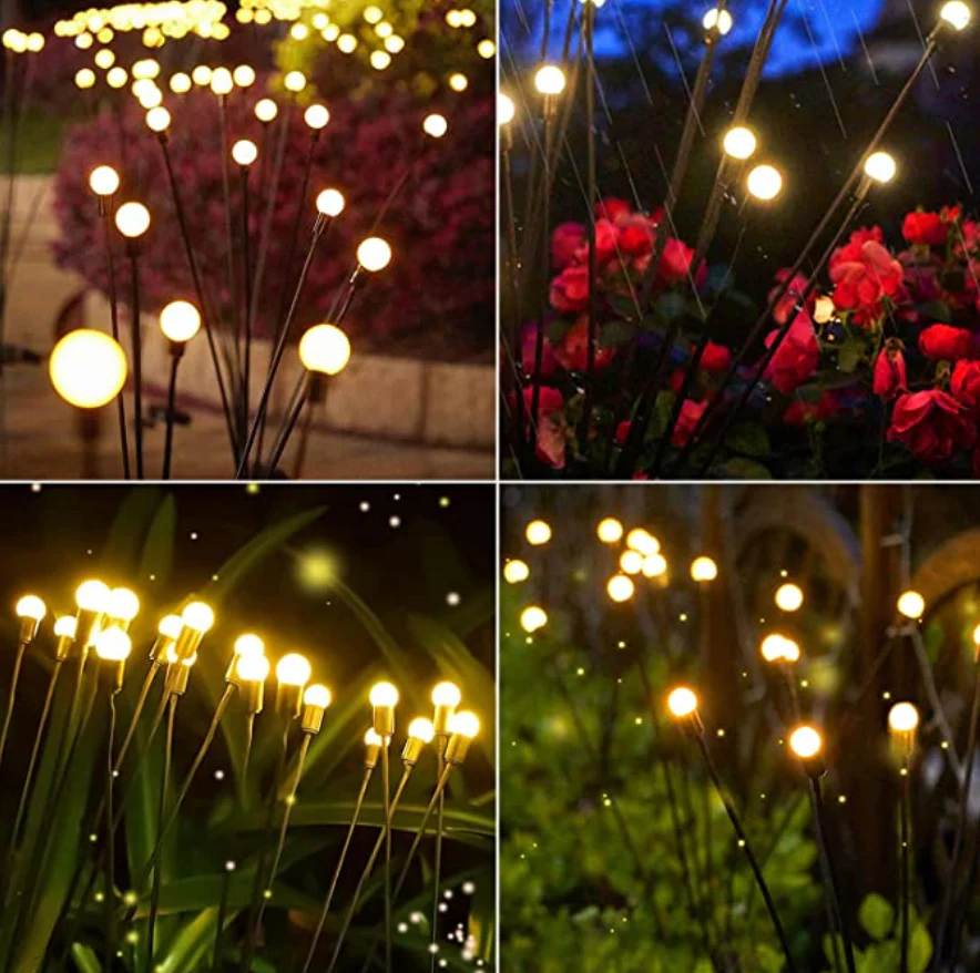 GlowFlare - Lumières de jardin solaires Firefly LED enchanteresses - Image 5
