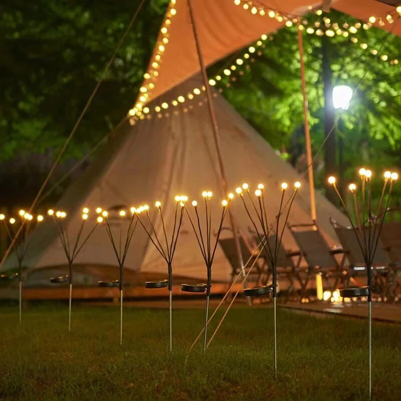 GlowFlare - Lumières de jardin solaires Firefly LED enchanteresses - Image 7