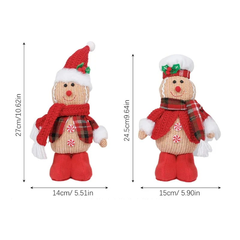 KnitJoy - Figurines de Noël faites à la main pour une décoration d'intérieur festive - Image 7