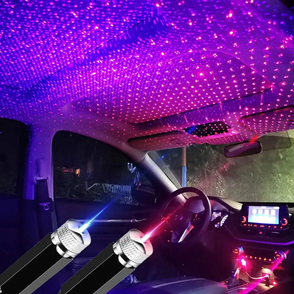 NebulaRide - Lampe USB ciel étoilé pour une atmosphère de voiture apaisante - Image 6