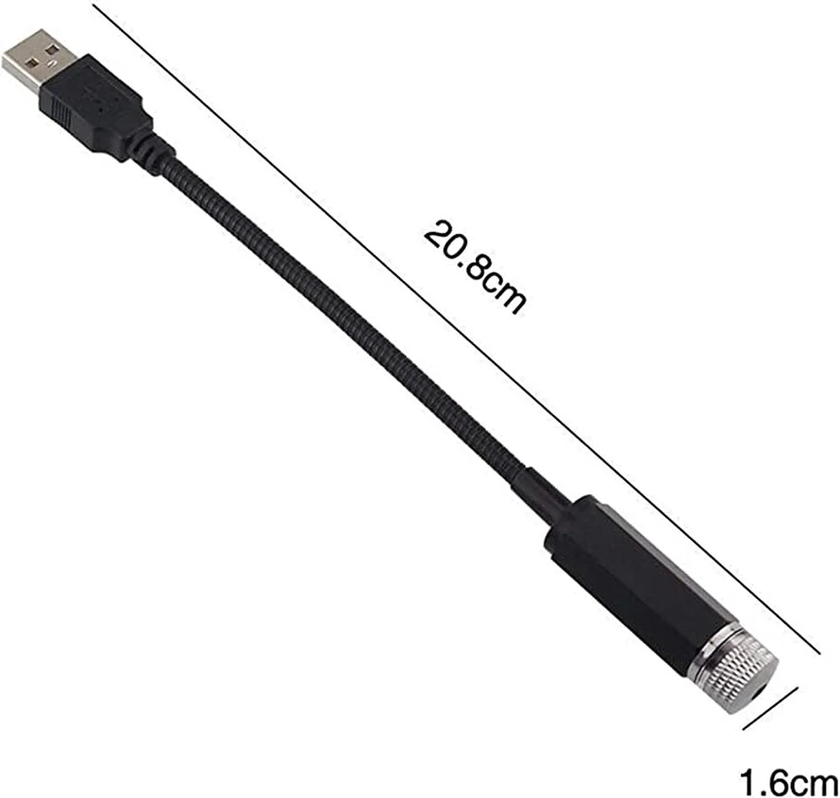 NebulaRide - Lampe USB ciel étoilé pour une atmosphère de voiture apaisante - Image 9