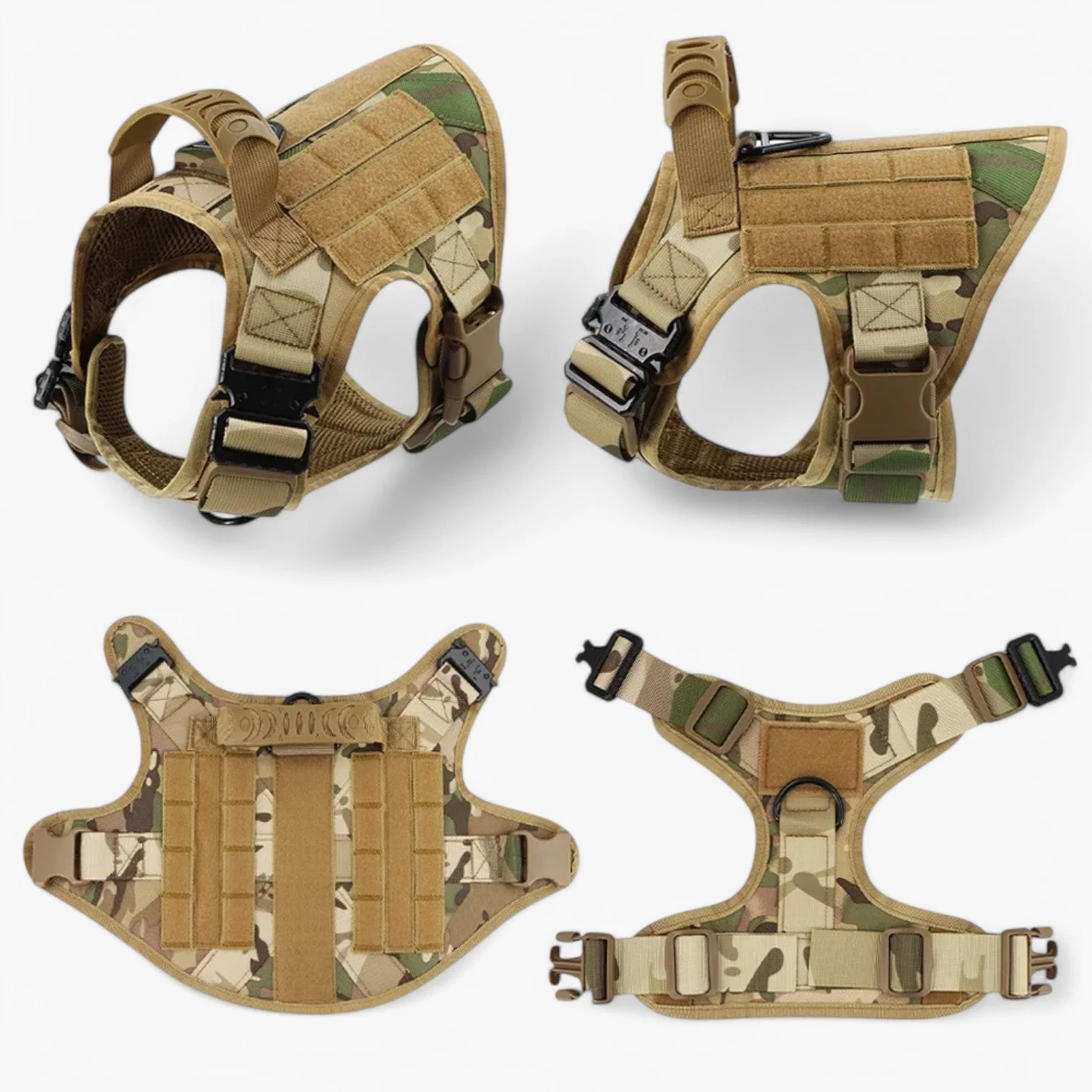 PawCommand - Harnais pour chien sécurisé avec ajustement réglable et conception de contrôle facile - Image 11