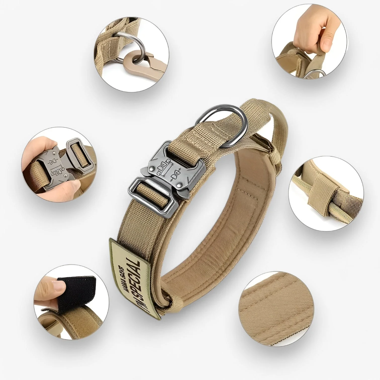 PawHold – Collier tactique pour chien avec poignée de contrôle pour un dressage et une manipulation en toute confiance - Image 12