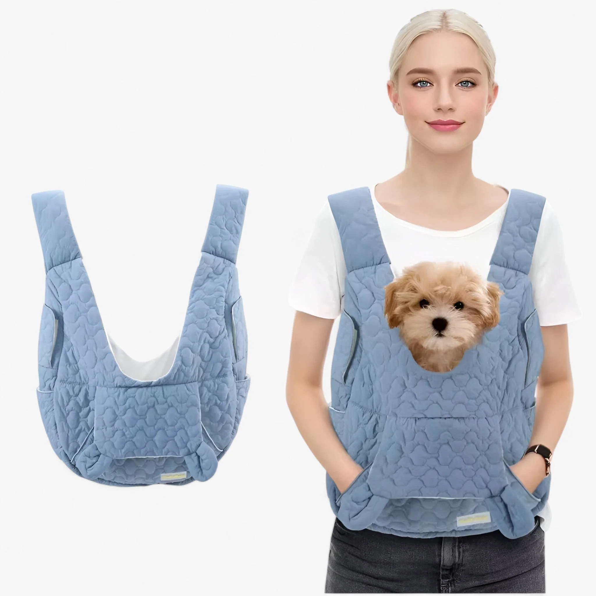 PetVoyager – Sac de transport pour animaux de compagnie extra spacieux au design confortable pour un voyage en toute sécurité - Image 4